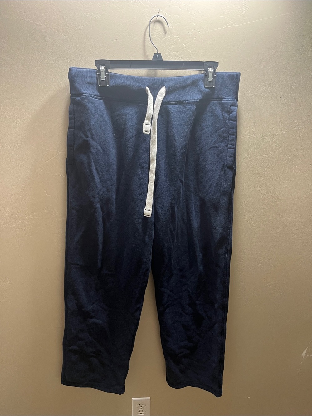 Old Navy Navy Sweatpants with White Drawstring